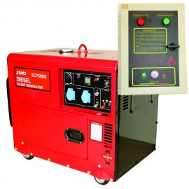 Generator de curent monofazat 6 kw insonorizat Senci SC-7500Q